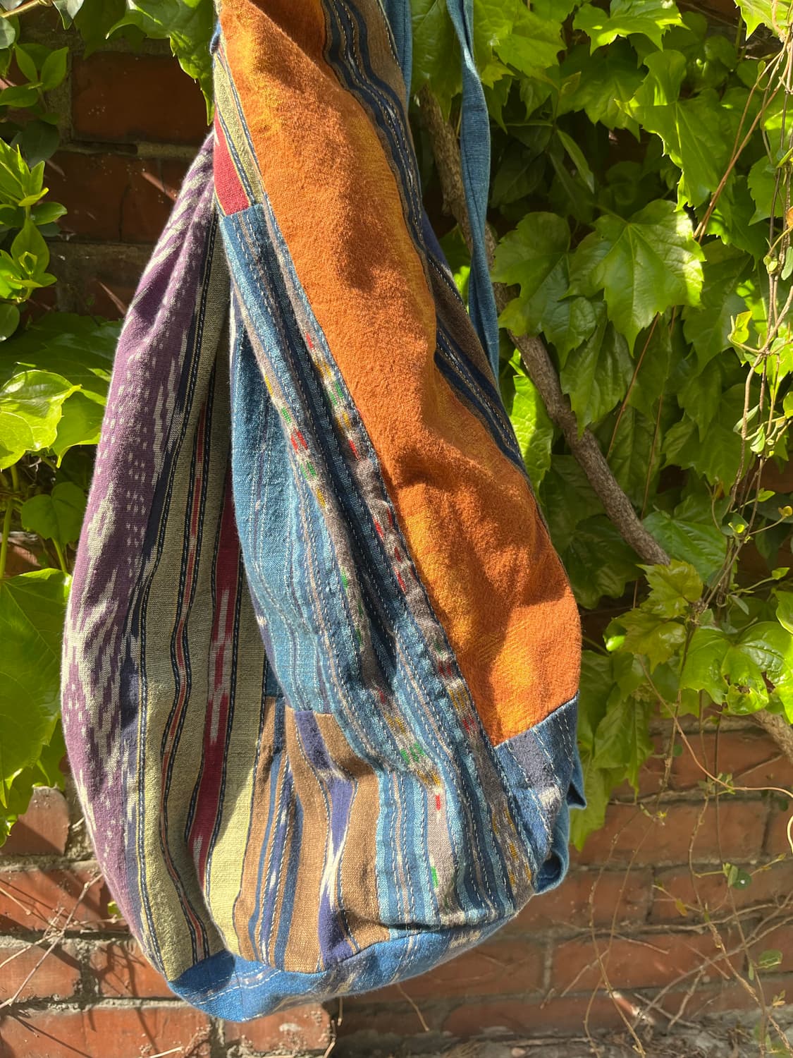 블루 히피 에스닉 패치워크 백팩 상품이미지2