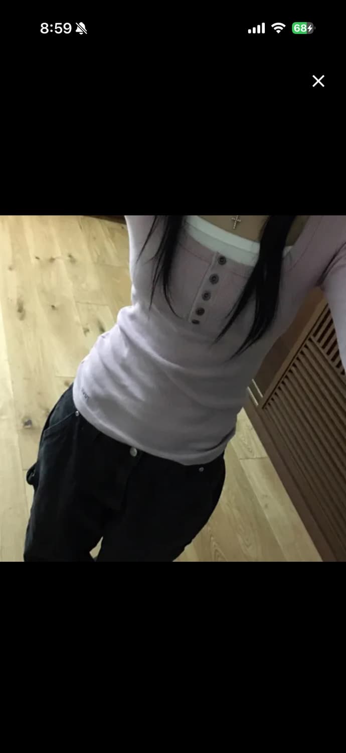 이즈이즈 터치 버튼티 상품이미지1