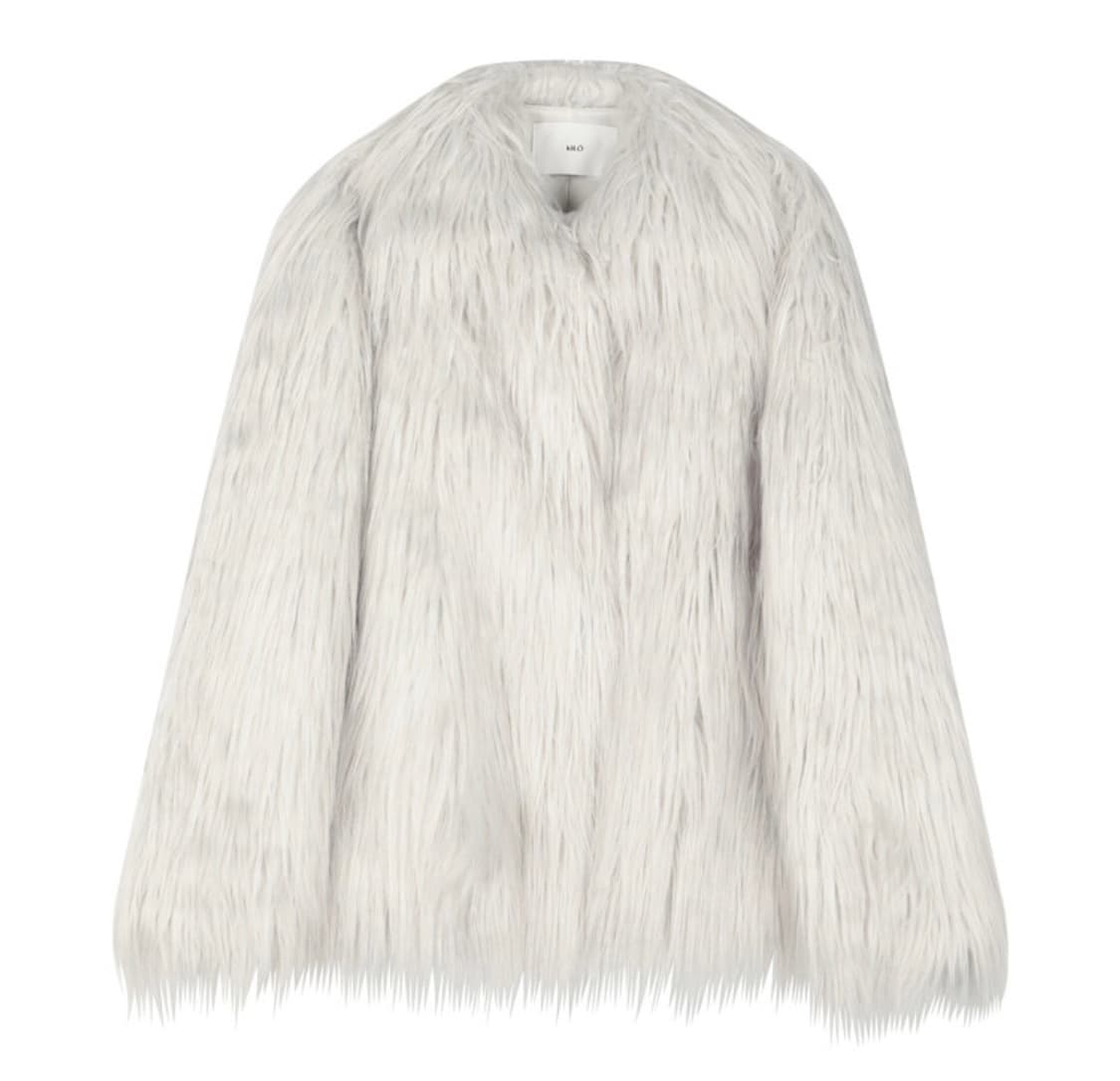 카일로 (kilo) 헤어리 퍼 자켓 (light gray) 상품이미지3