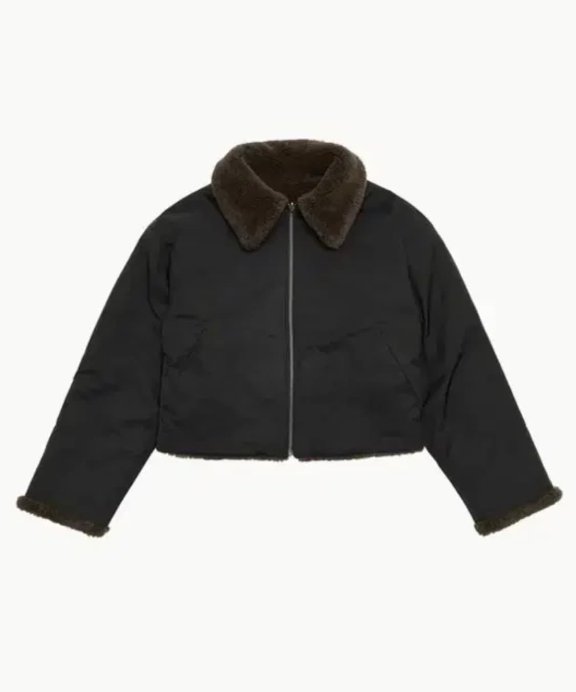 아모멘토 리버시블 시어링 퍼자켓 상품이미지1