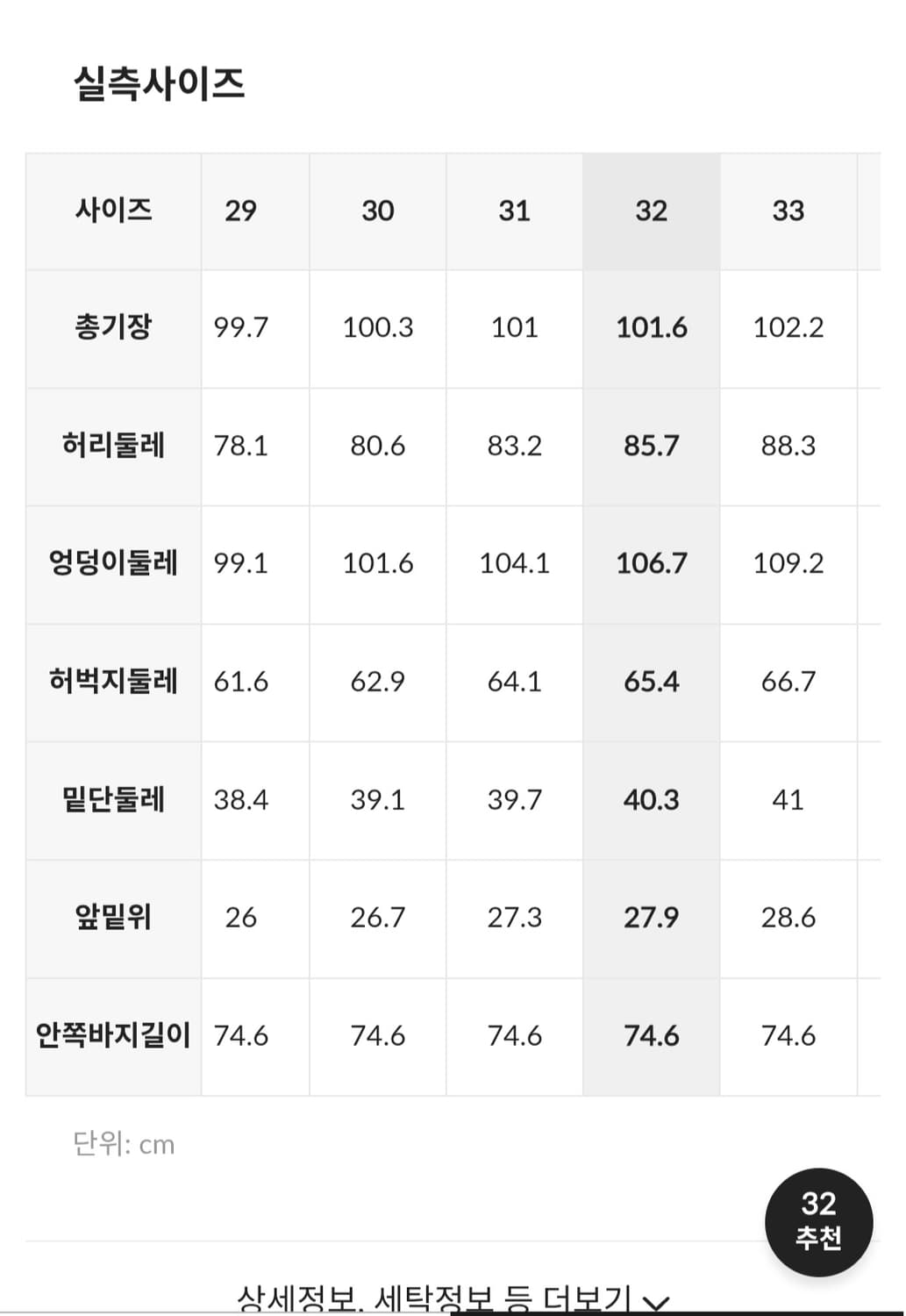 지오다노 화이트 치노 팬츠 32 상품이미지6