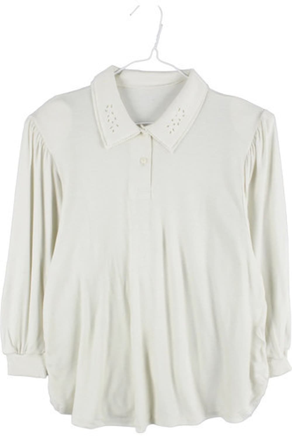 Cream Lace Collar Blouse 상품이미지1