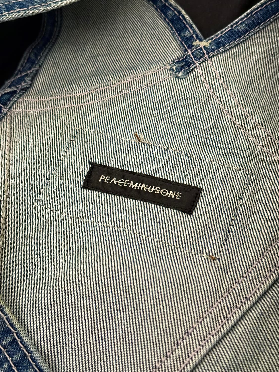 피마원 중청 데님 오버롤 상품이미지5