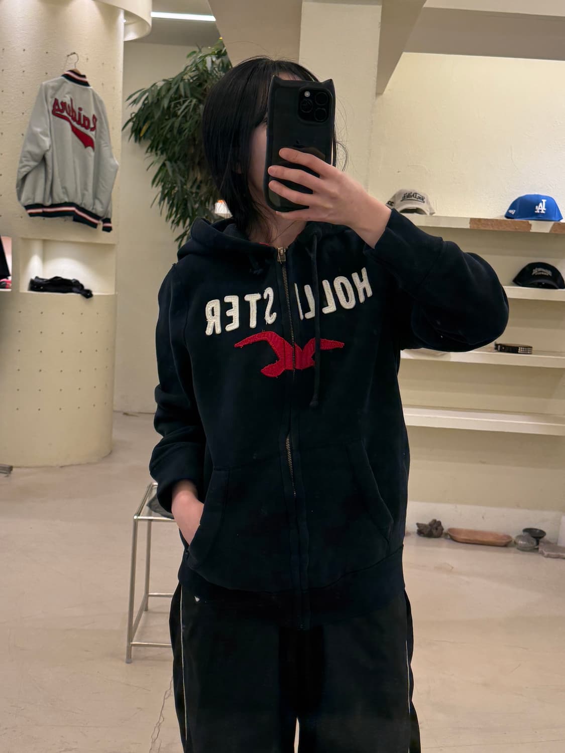 홀리스터 빅로고 y2k 올드스쿨 후드집업 U52 상품이미지1