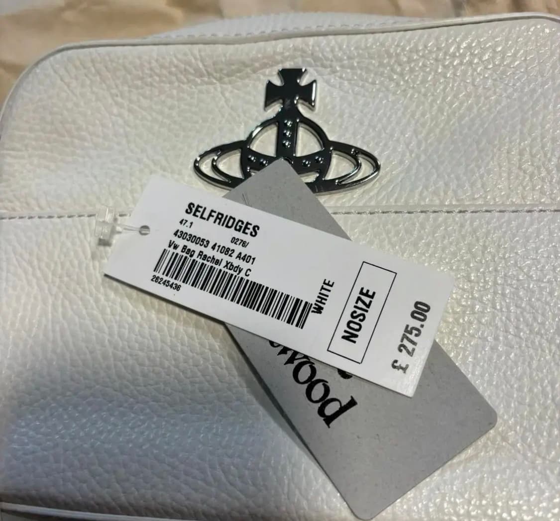 비비안웨스트우드 가방 숄더백 화이트 비비안웨스트우드 레이첼 상품이미지2