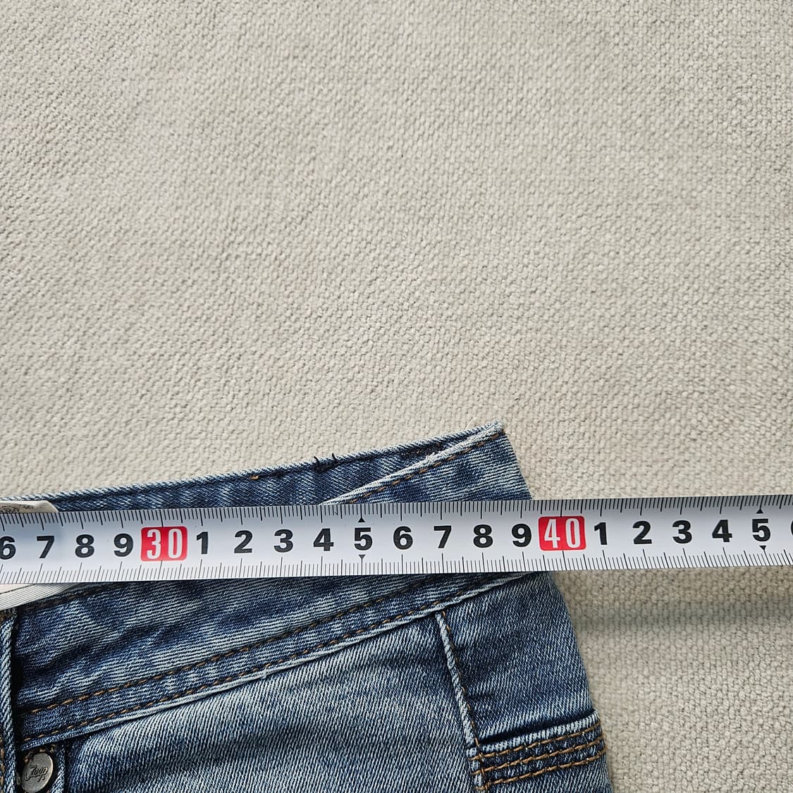 28 지프 여성 자수 레터링 데님 팬츠 0408Y 상품이미지4