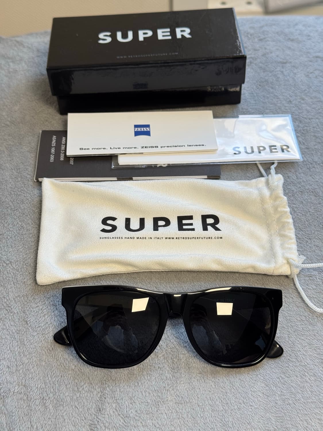 슈퍼(SUPER) 선글라스 002 블랙 상품이미지1