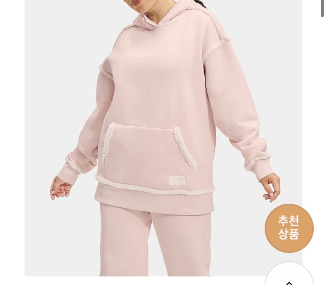 UGG 플리스 디테일 후드티 ,공홈구매 새상품 상품이미지3