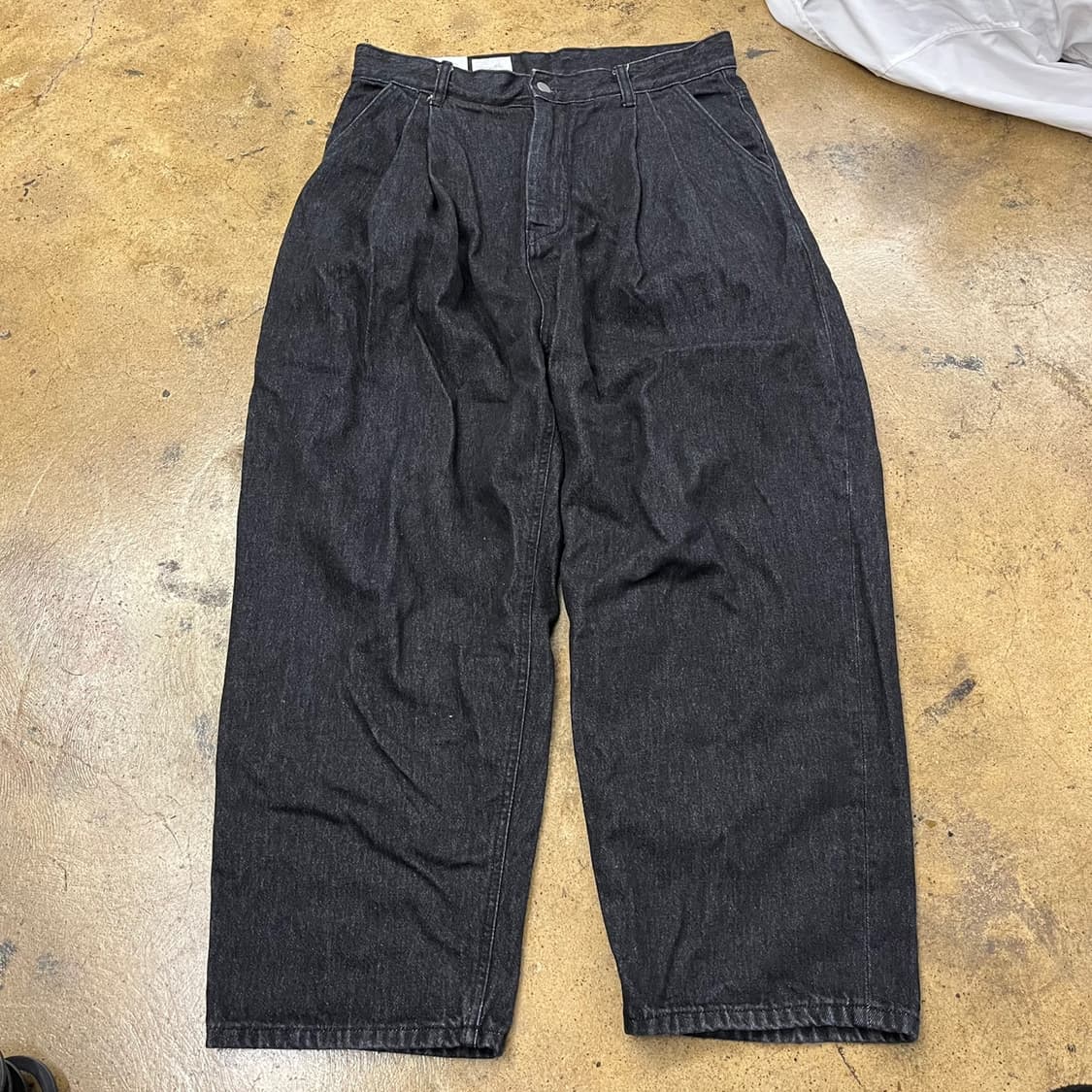 [정품] 유스 블랙 데님 팬츠 b16 상품이미지3