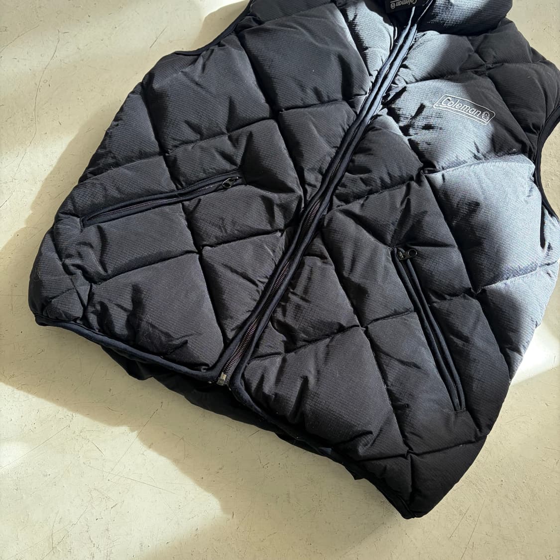 Coleman 콜맨 빈티지 조끼패딩 S 상품이미지3