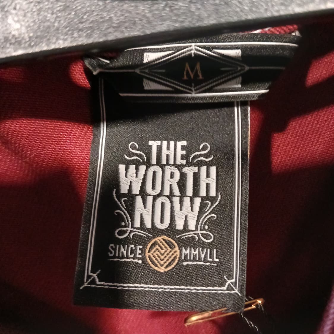 스티치 자켓 버건디 상품이미지3