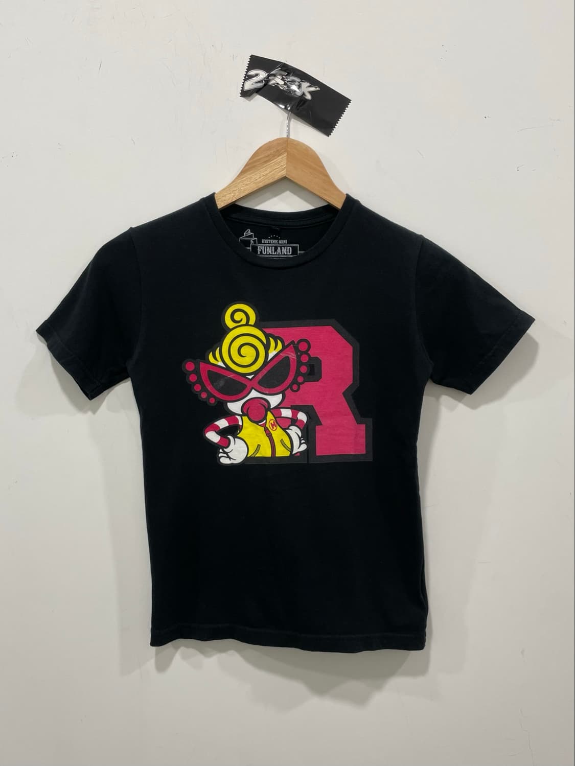 Hysteric Mini 히스테릭 미니 미니짱 빅프린팅 크롭 반팔티셔츠 상품이미지2