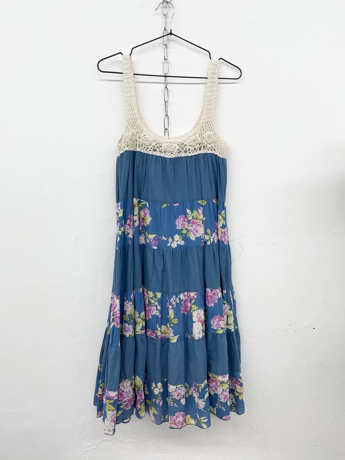 하구미 모리 크로셰 캉캉 롱 원피스 상품이미지4