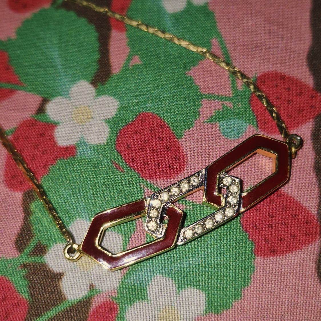 79s 지방시 g로고 레드 에나멜 파베 초커 상품이미지8