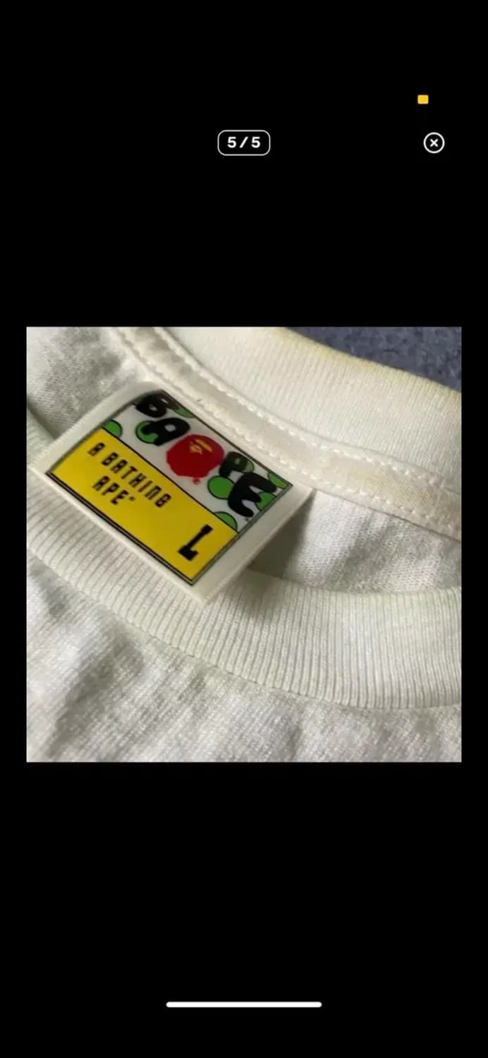 베이프 샤크 반팔 L 상품이미지2