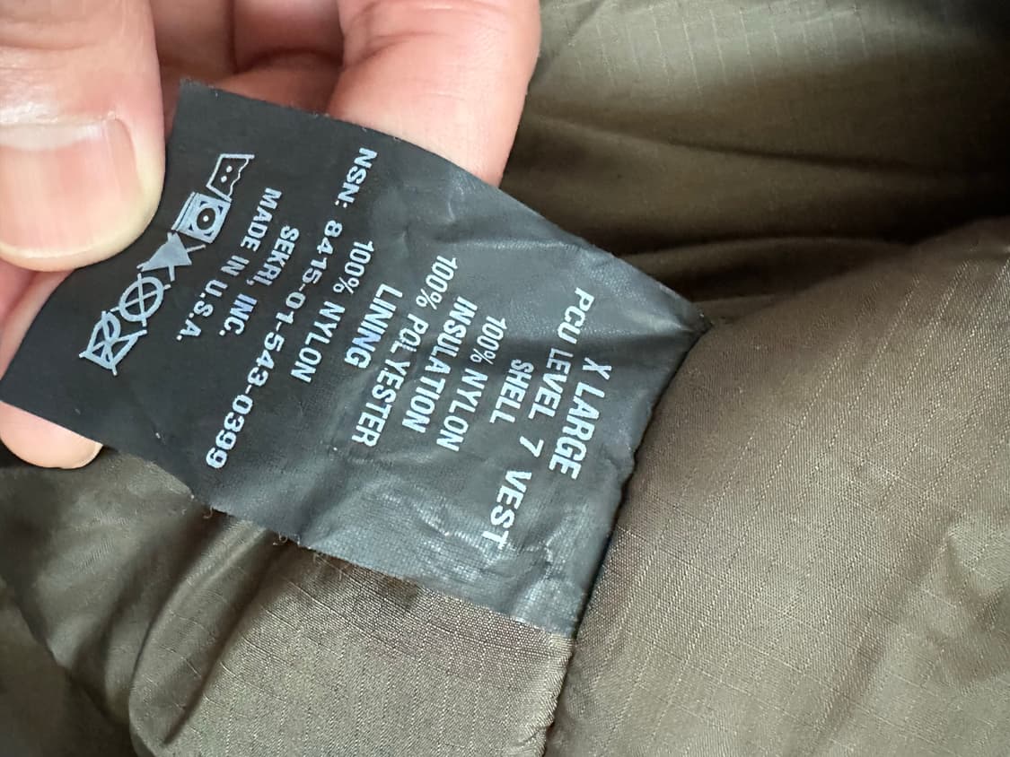 Halys SEKRI PCU Level 7 vest XL 상품이미지3