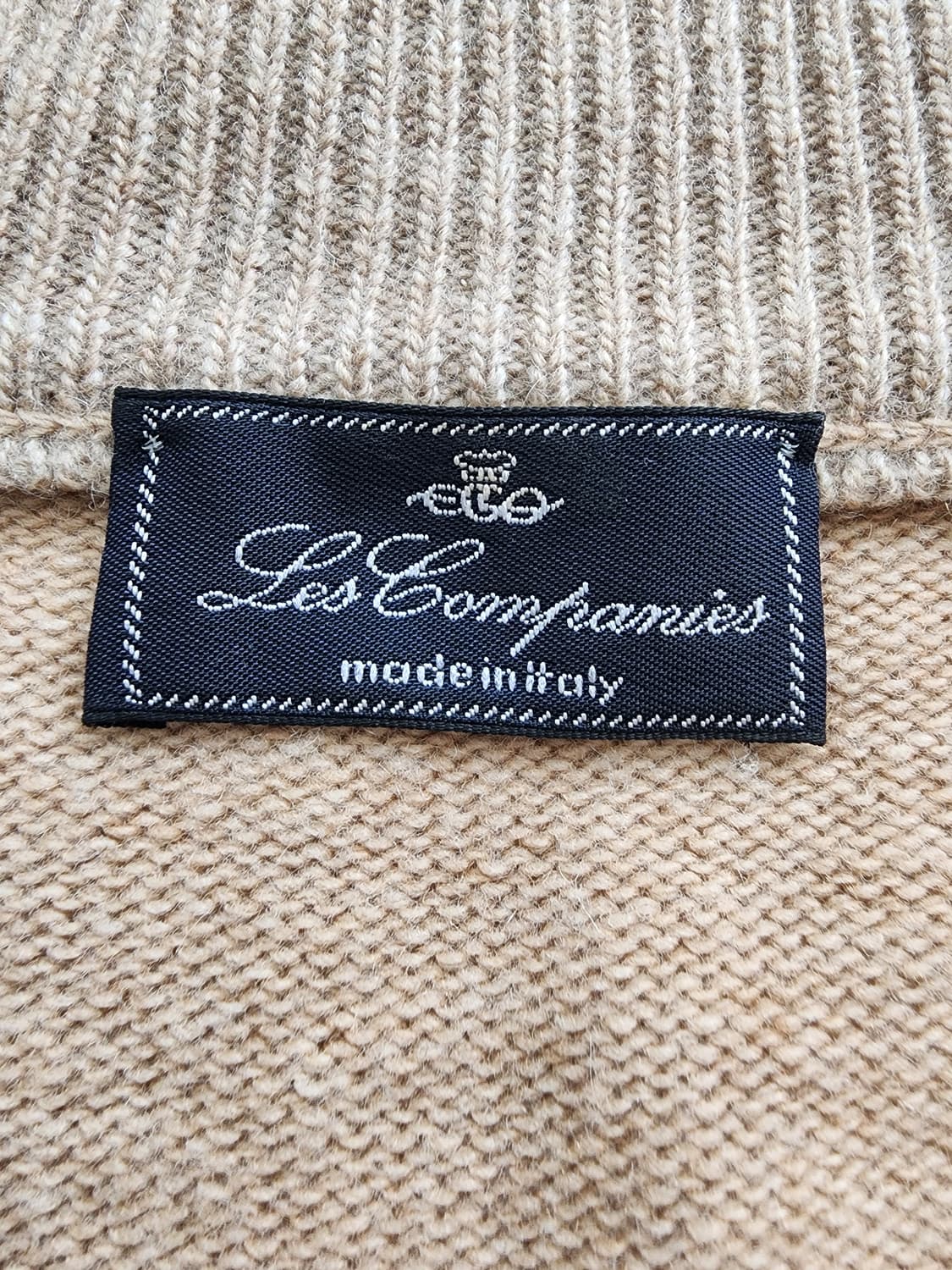 레스 콤파니 퓨어 버진 울 캐시미어 니트 집업 팜 (100~103)사이즈 상품이미지4