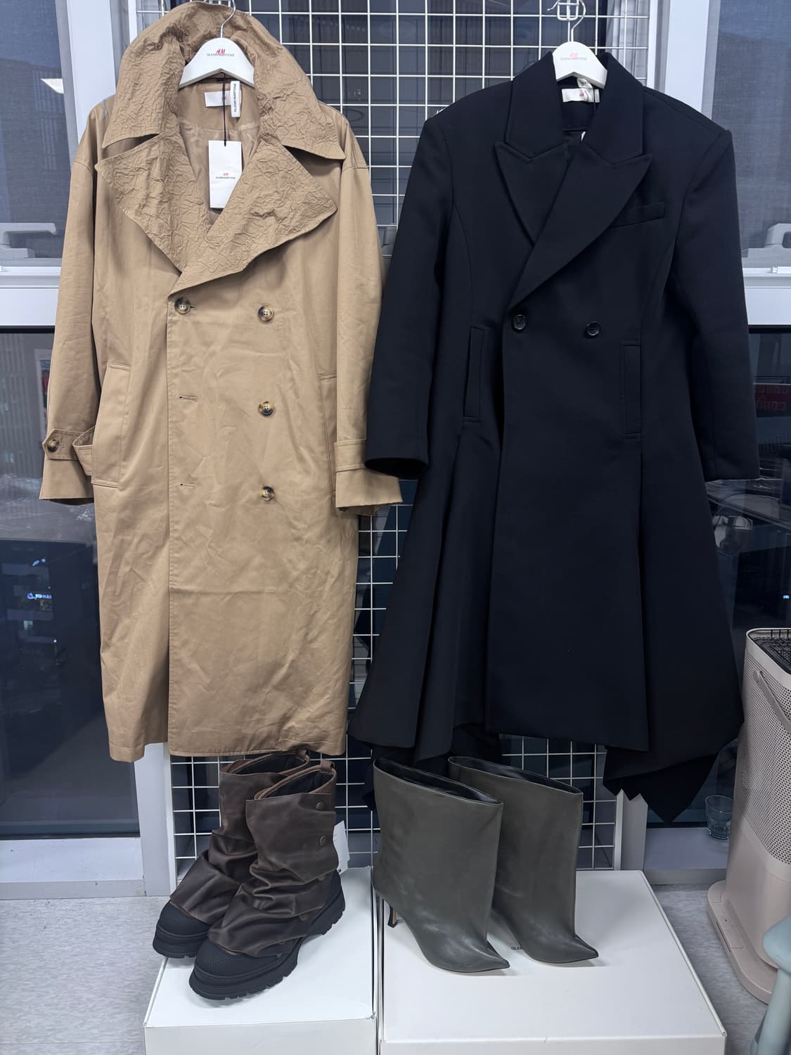 H&M x 글렌마틴스 레더 힐 부츠 40 상품이미지5