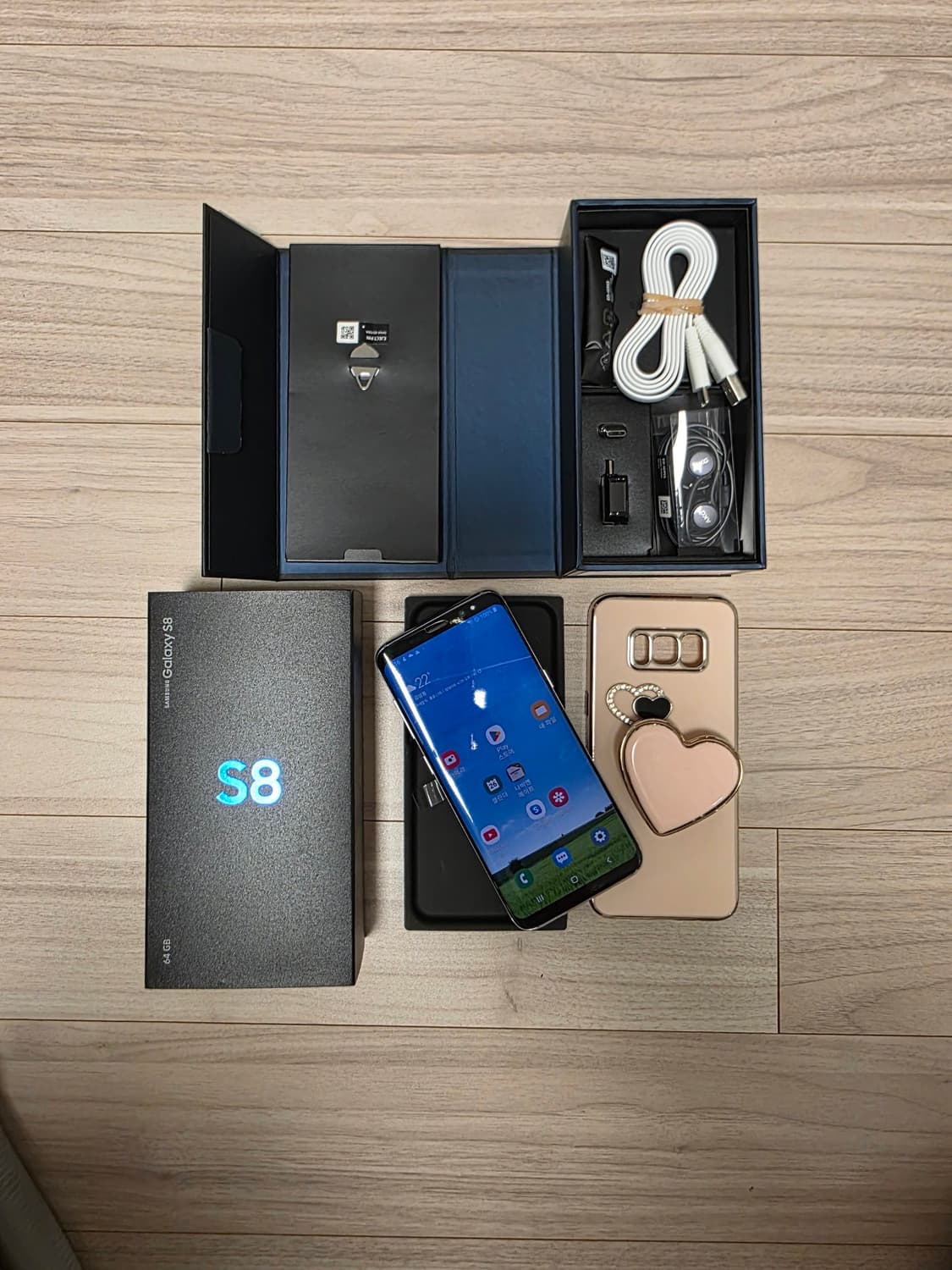 삼성 갤럭시 S8 오키드 그레이 색상 64GB (풀박) 상품이미지6