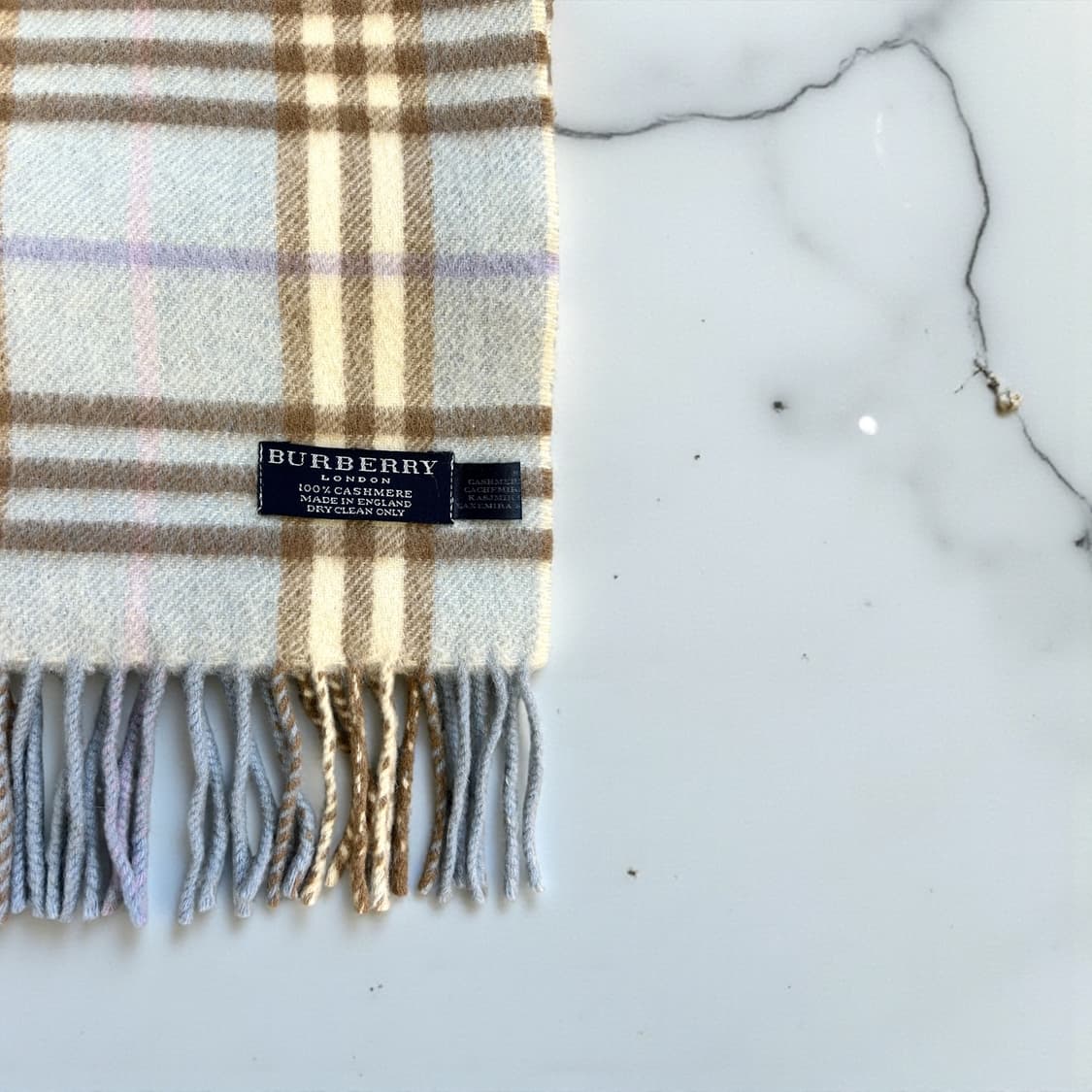 버버리 노바체크 캐시미어100% 머플러 상품이미지3