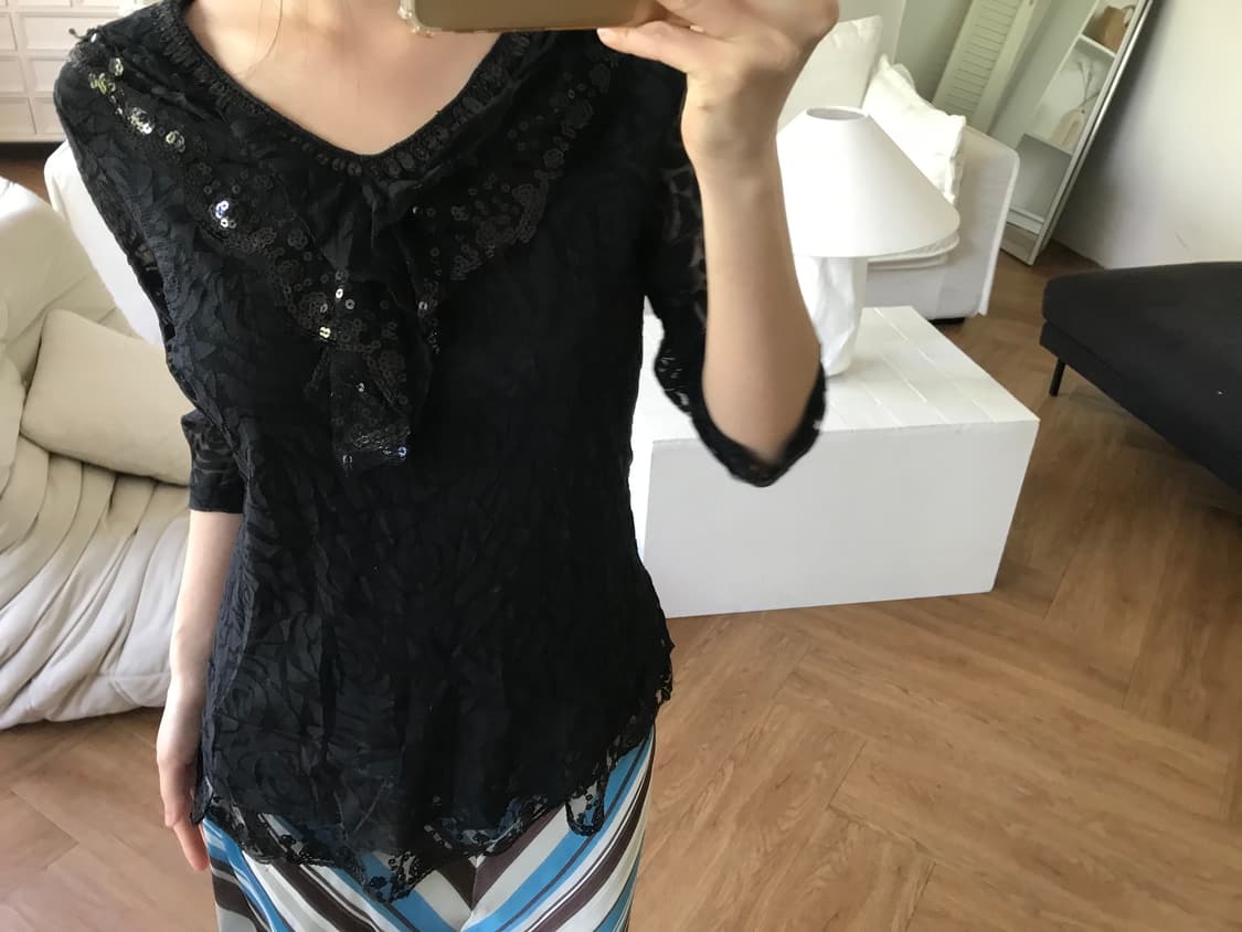 vintage lace top 상품이미지5