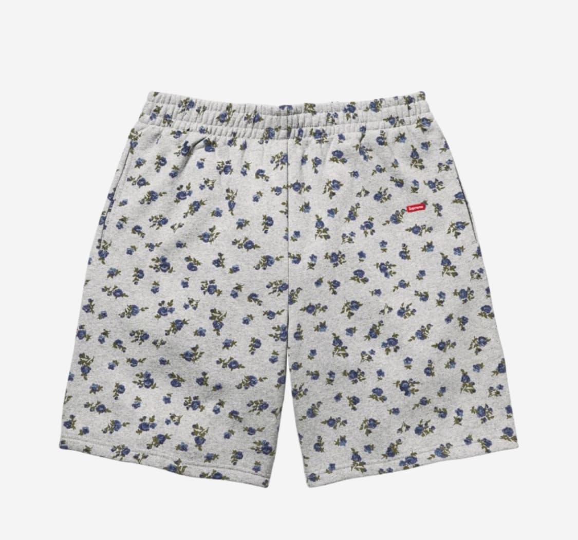 Supreme Small Box Sweatshorts Flowers 상품이미지1