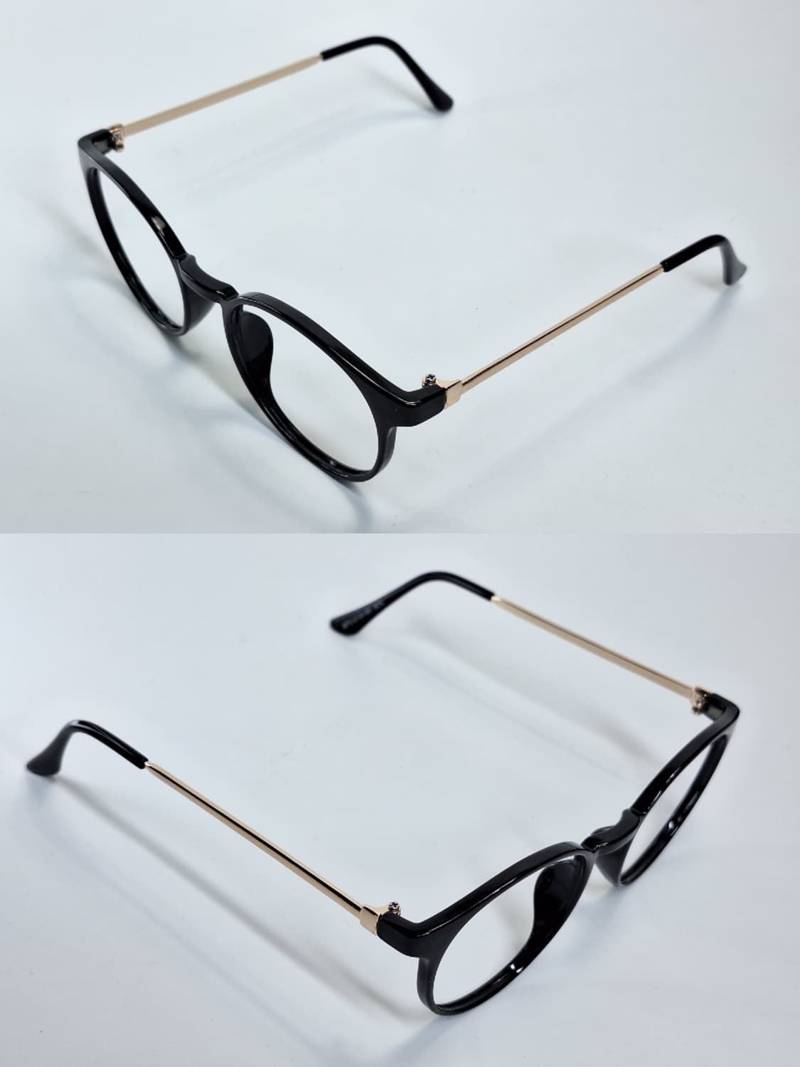 일본 수입 3coins BPC-2124 블랙 골드 보스턴 안경테 패션 상품이미지7