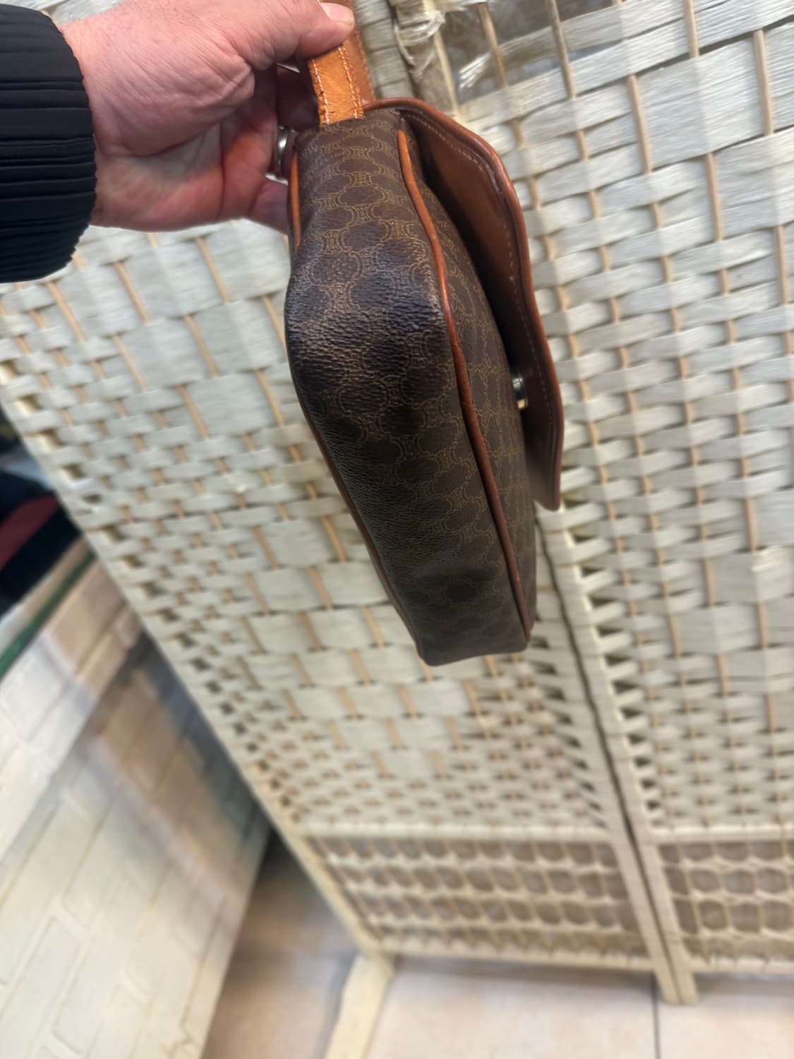 정품 셀린느 빈티지 마카담 미니 크로스백 팝니다 상품이미지6