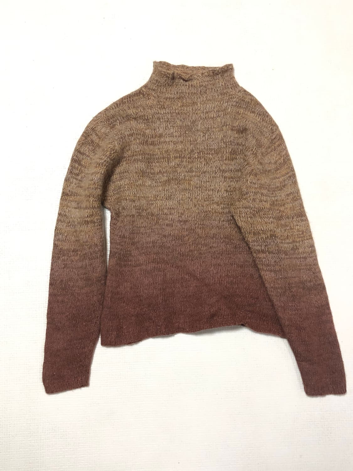 빈티지 브라운 그라데이션 니트 상품이미지7