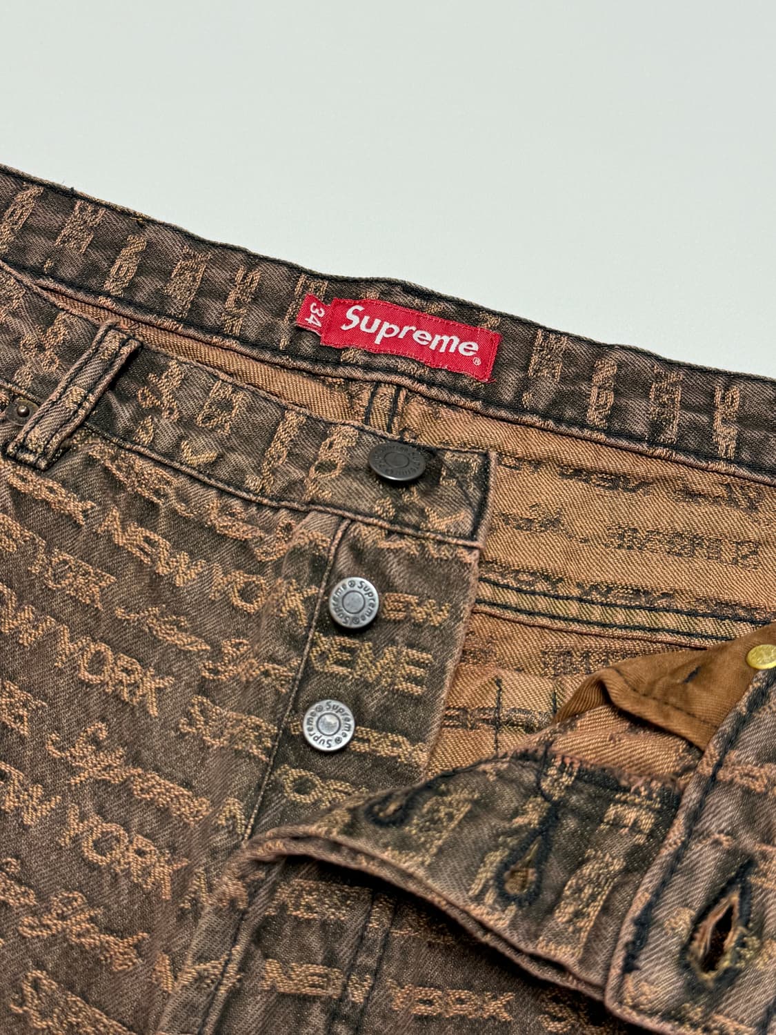 슈프림 22fw 멀티 타입 자카드 팬츠 34 상품이미지5