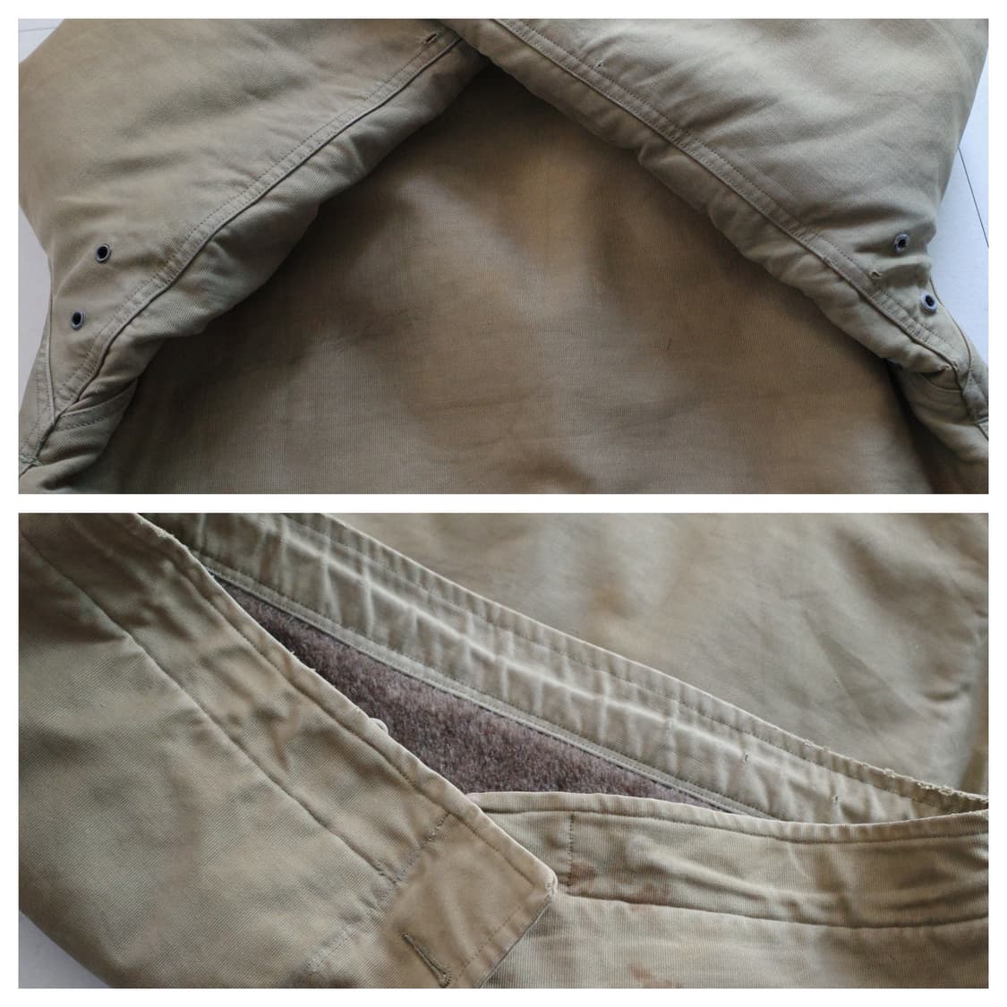 40s WWII 미해군 오리지널 USN 덱지켓 NXsx 38 상품이미지9