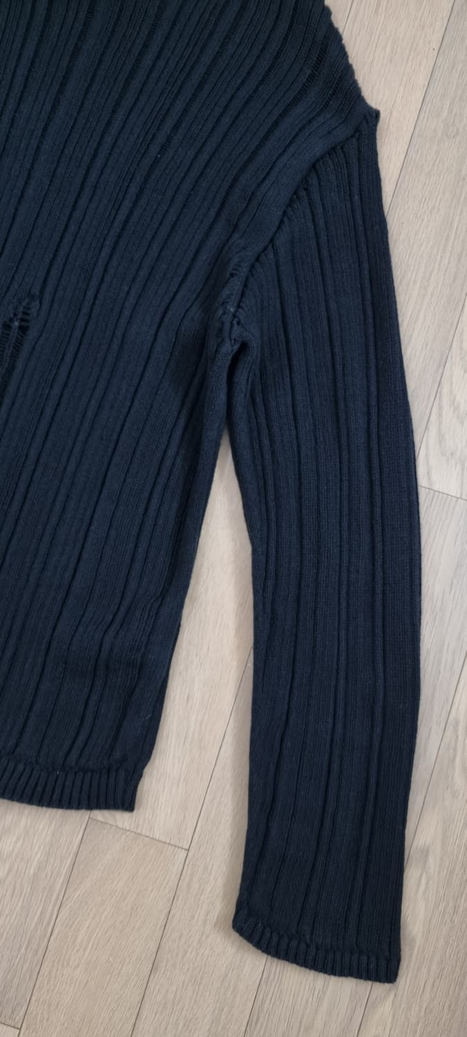 쿠어 데미지 씬 크루넥 니트 M _ 남성 상품이미지5