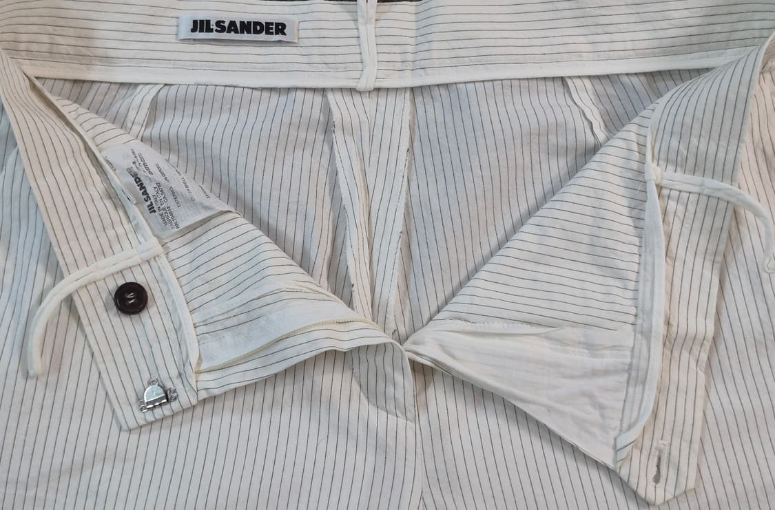 JIL SANDER Micro-Pinstripe Trousers (38) 상품이미지3
