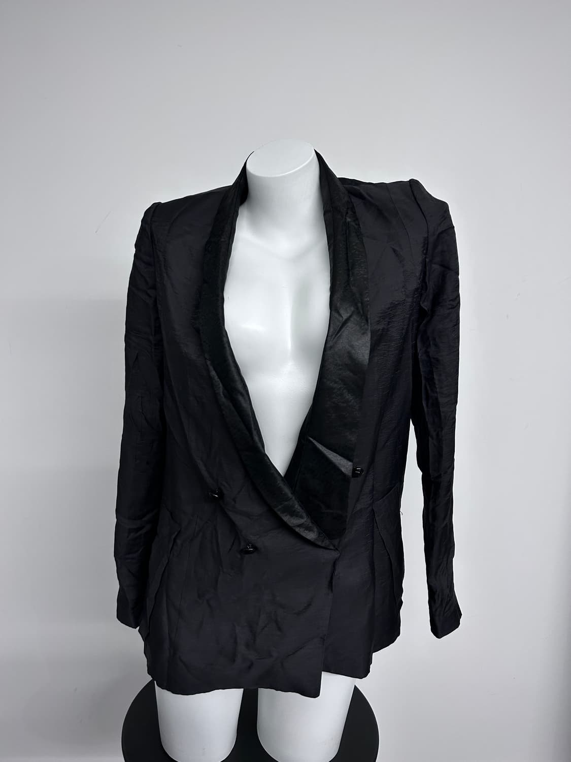 시스템 숄 카라 레이온 블레이저 상품이미지4