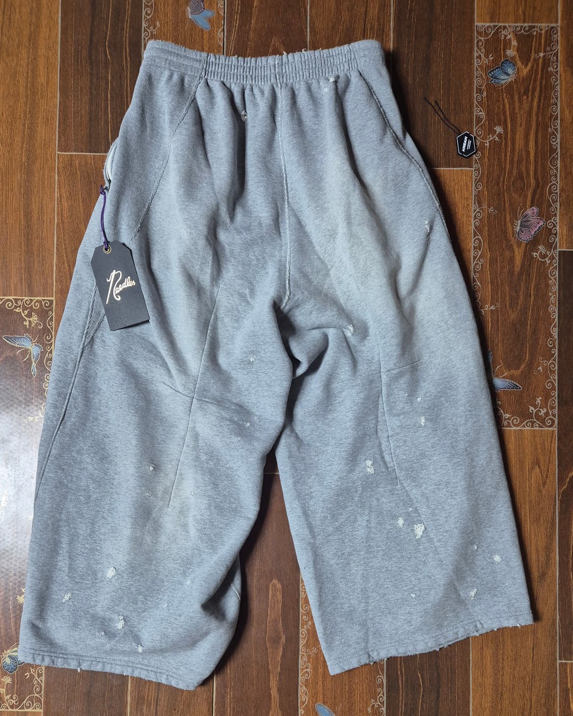 [S]니들스 디컨스트럭티드 HD 스웨트팬츠 코튼 프렌치 테리 H 그레이 상품이미지2