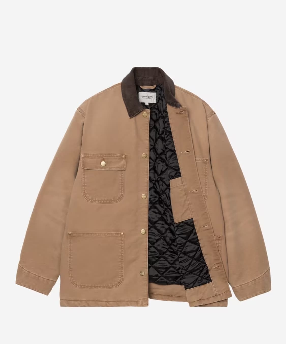 칼하트윕 디어본 초어 코트 해밀턴 브라운 토바코 스톤 캔버스  M 상품이미지2