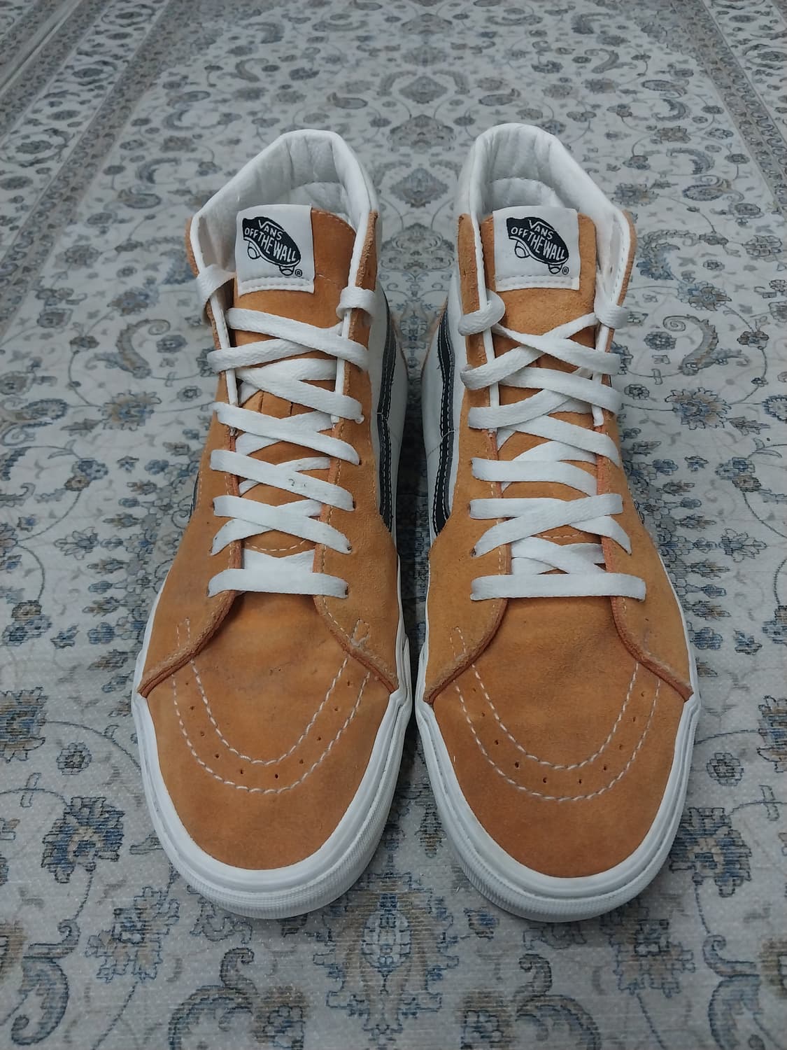 반스 SK8 하이 스웨이드 오렌지 스니커즈 280mm 상품이미지1