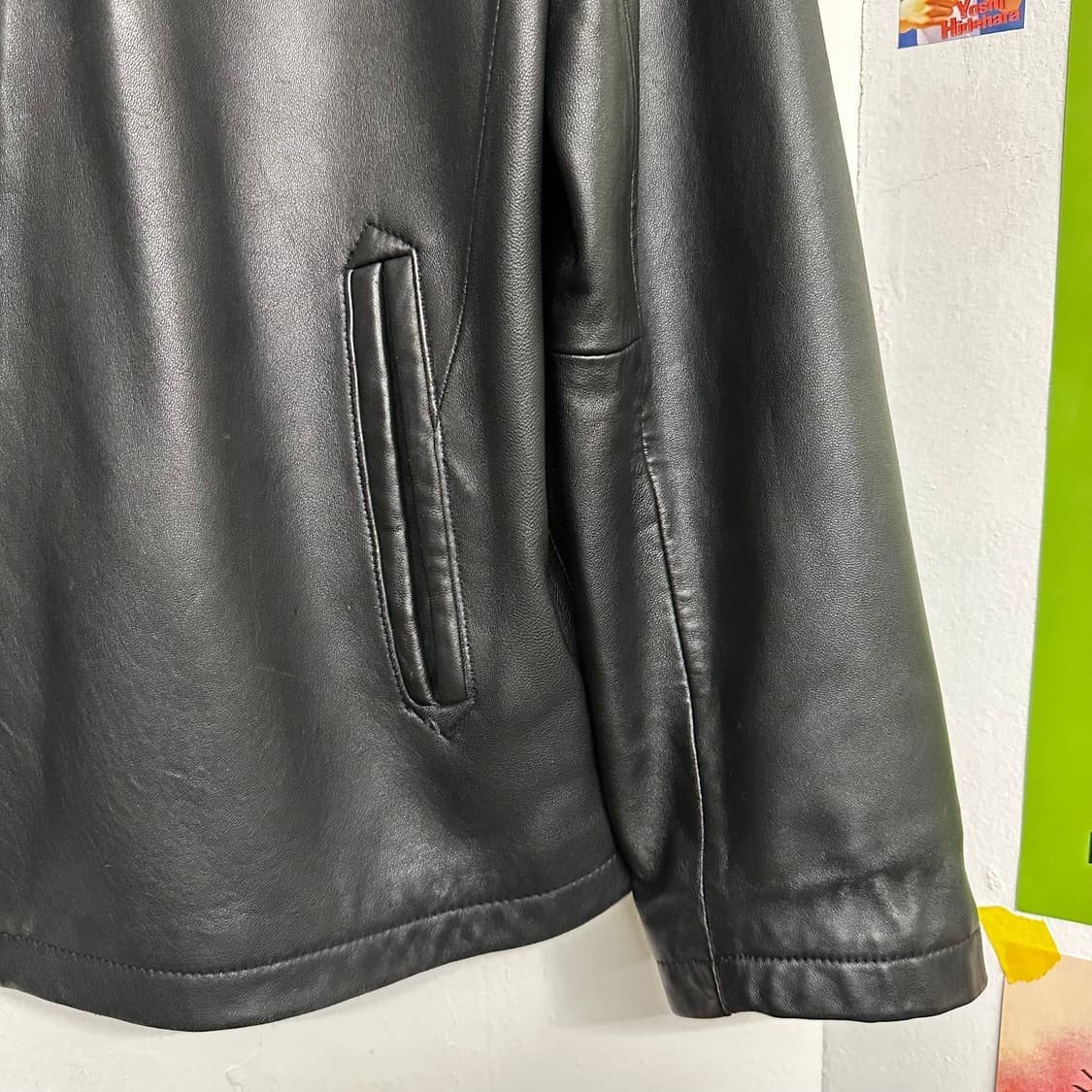 램레더 싱글라이더 자켓 상품이미지3