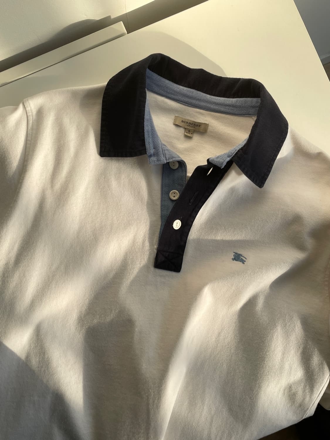 버버리 크레스트 로고 럭비 셔츠 상품이미지1