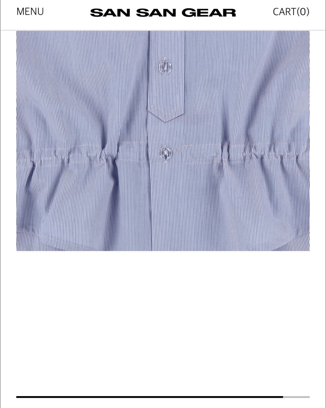 STRIPE HOOD SHIRTS [BLUE] 상품이미지6