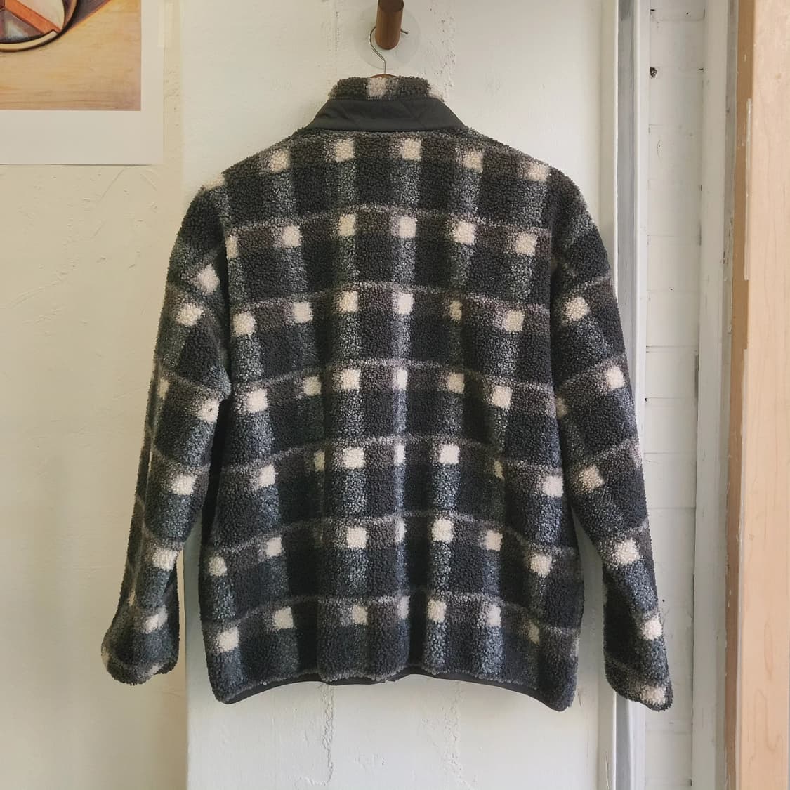 JW앤더슨 x 유니클로 체크 플리스 자켓 상품이미지7