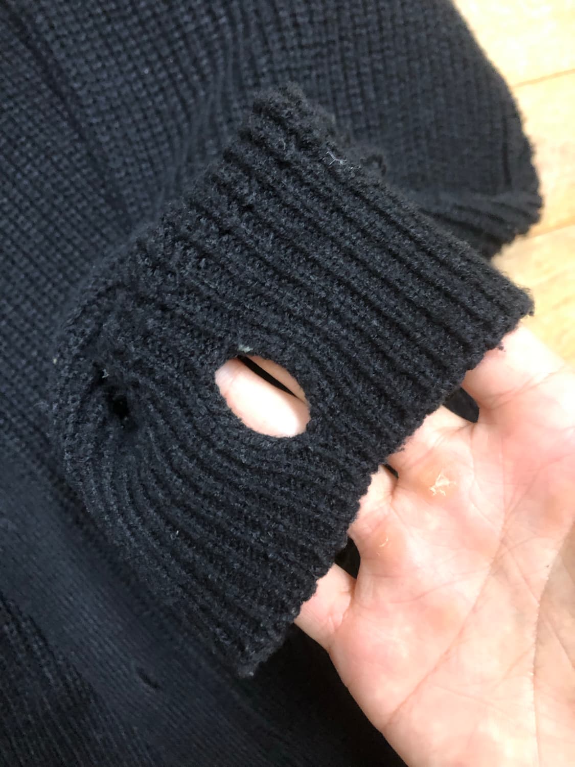  니트 카라 가디건 상품이미지3