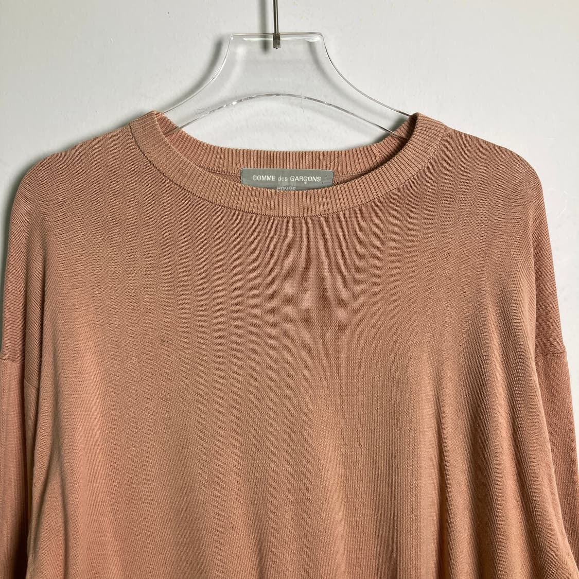 90's 꼼데가르송 옴므 크루넥 니트 스웨터 상품이미지4