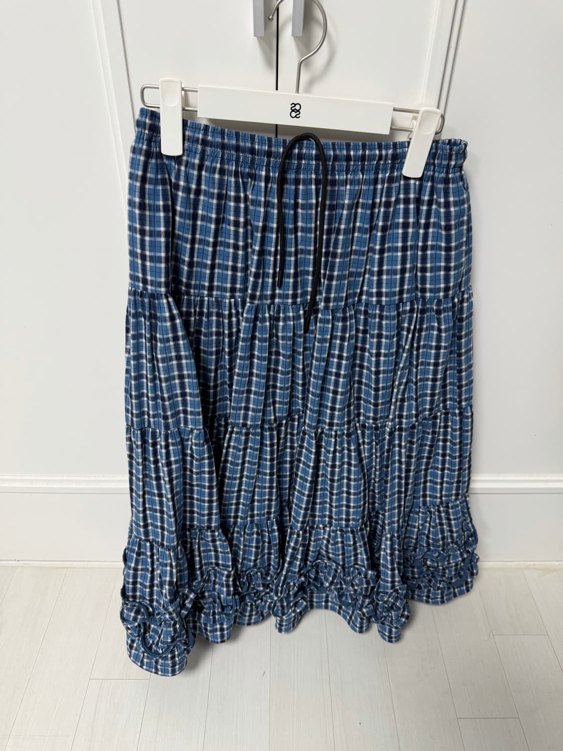 플리즈프로젝트 체크 프릴 스커트 상품이미지3