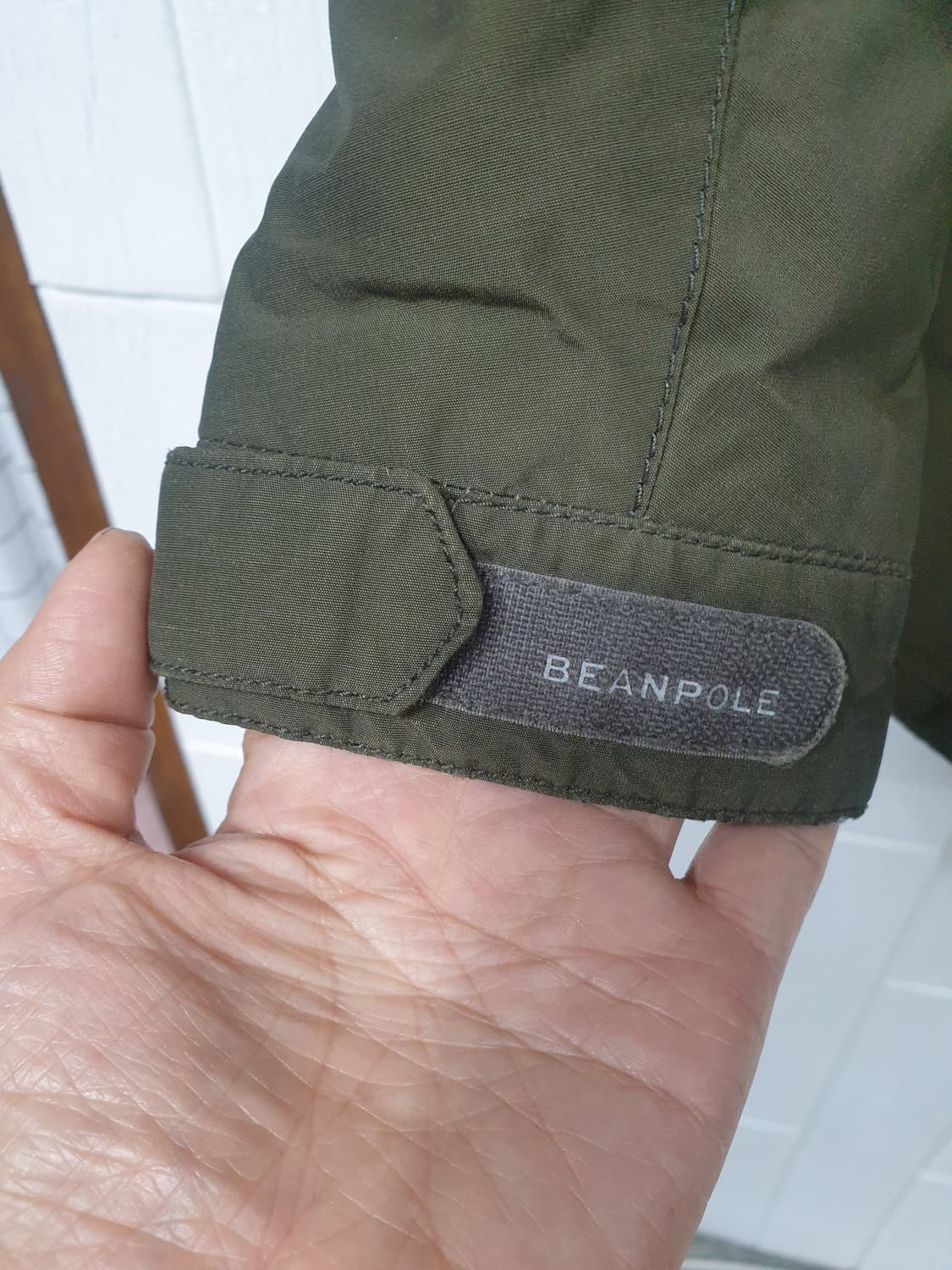 빈폴 남성 구스다운 패딩 100 다크카키 상품이미지3