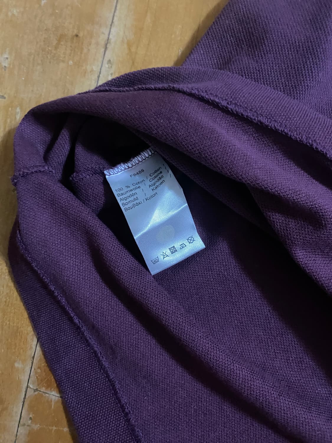 라코스테 남성 카라티 5사이즈 버건디 (105) 상품이미지5