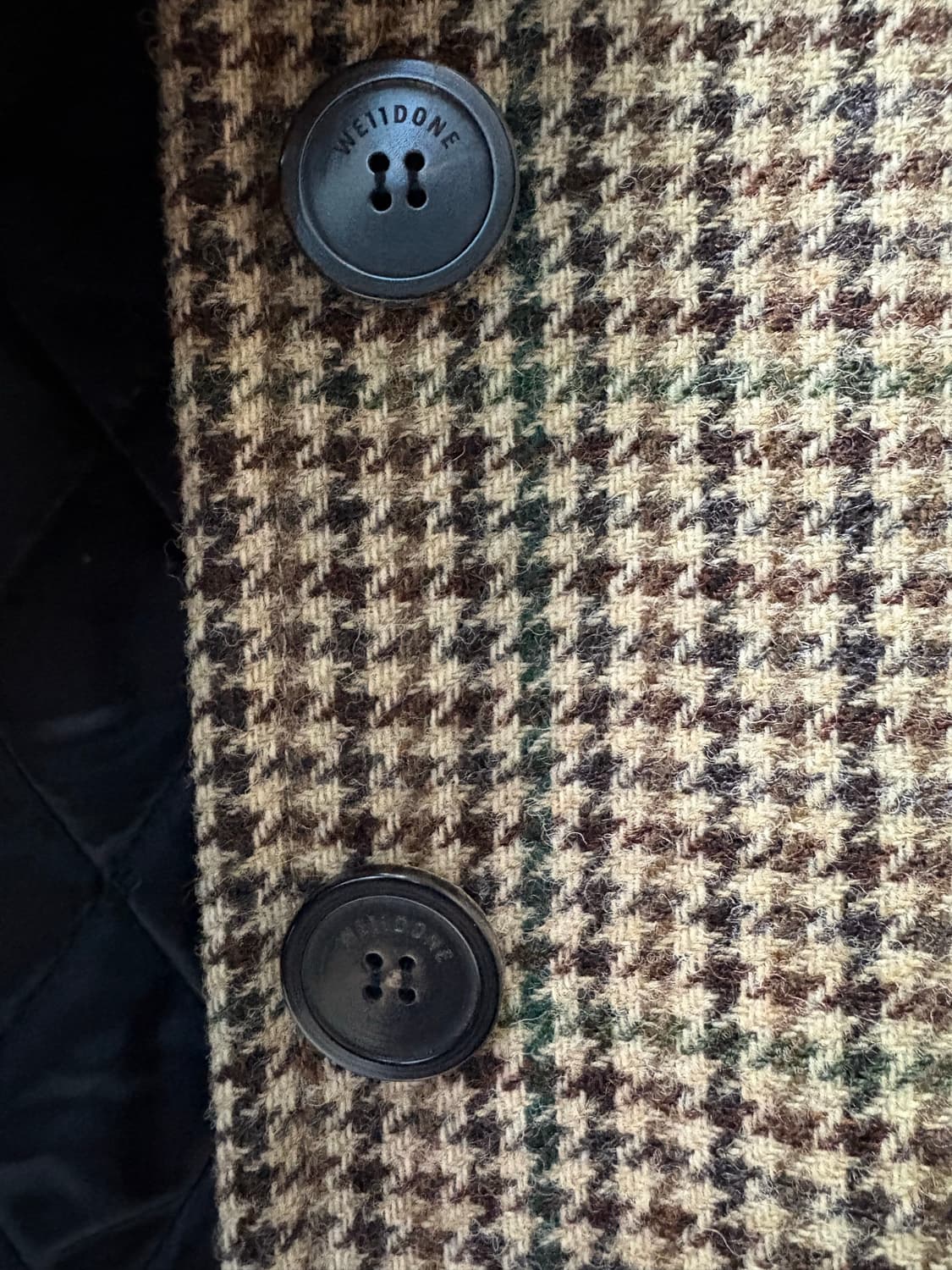 We11done 웰던 박시 체크 블레이져 자켓 / L 상품이미지8