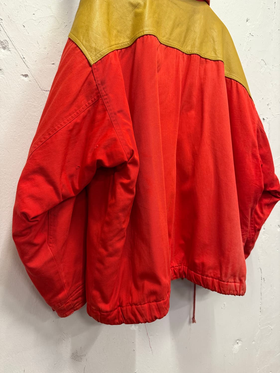(XL) 90s CHOP Series Leather Yoke Down J 상품이미지7