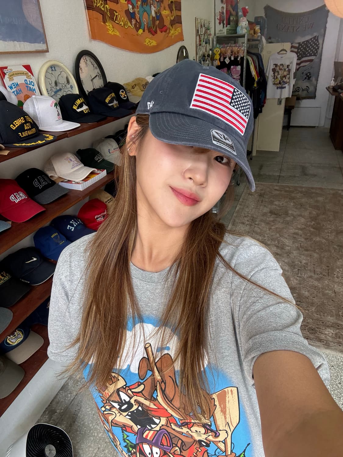 47브랜드 성조기 볼캡 상품이미지1