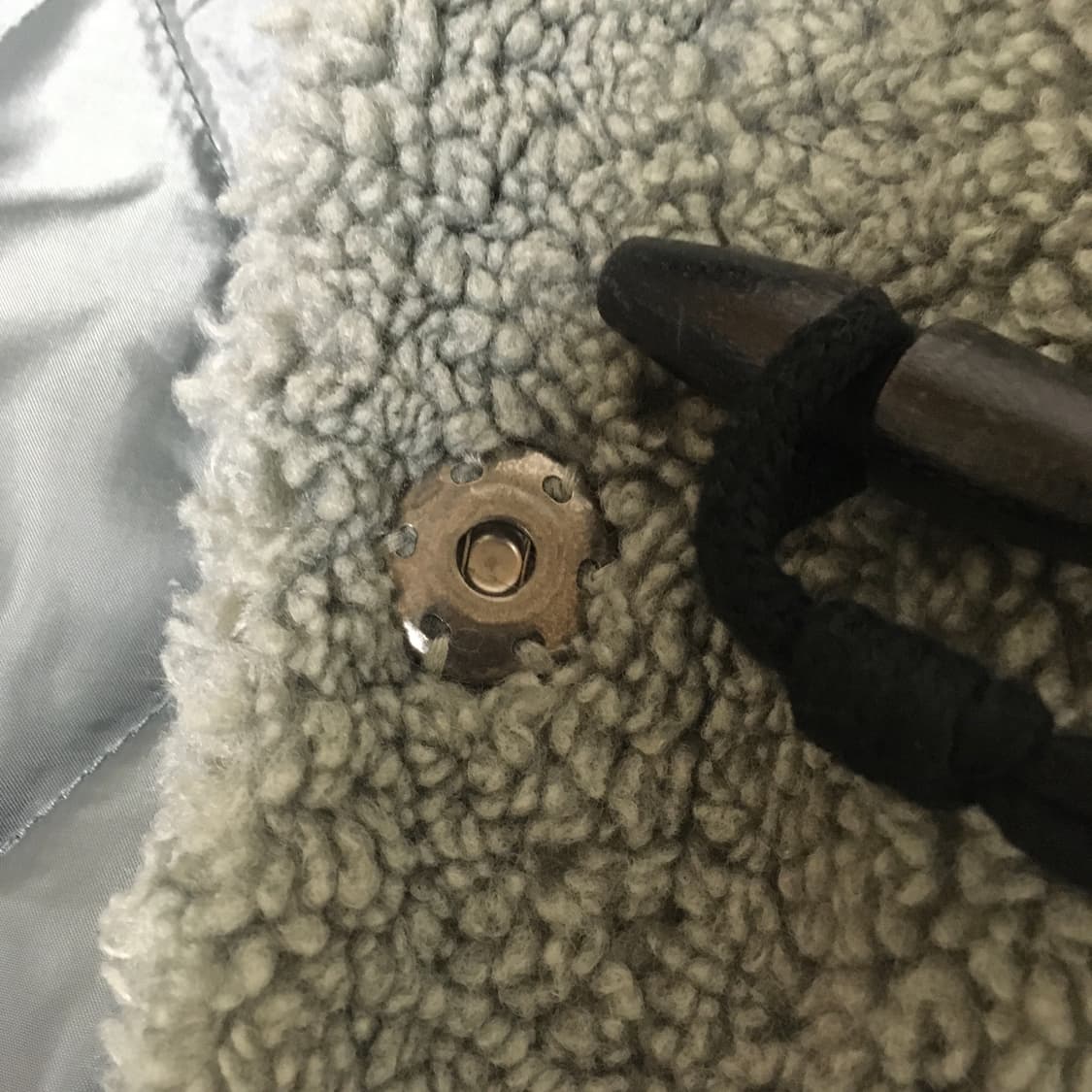 Clt 더플 뽀글이 플리스 그레이 상품이미지3